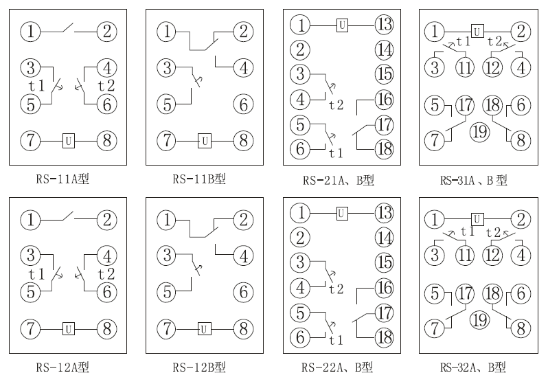 RS系列時間要细学日语内部接線圖