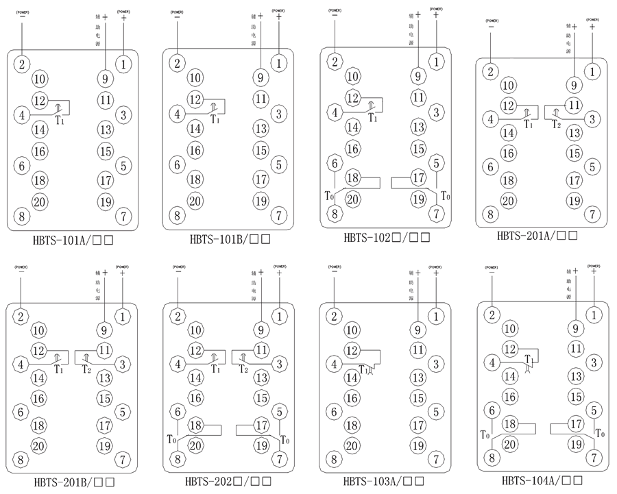 HBTS-101A/1内部接線圖